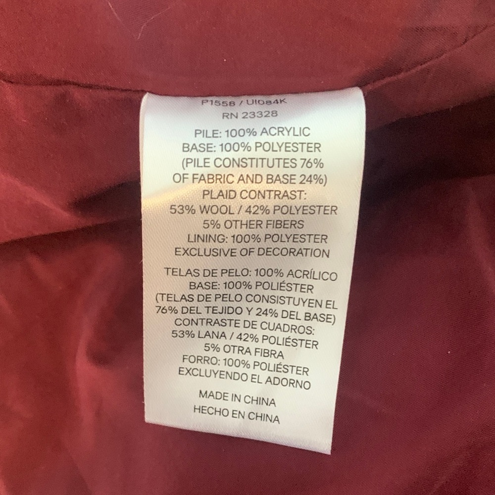 Pendleton Burgundy Teddy Jacket - image 5